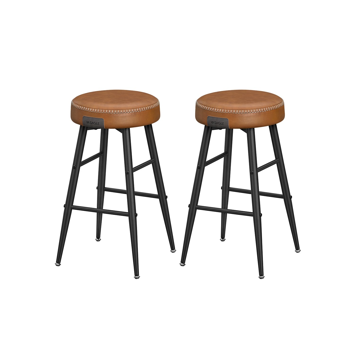 Ekho collection - Bar stool - Set of 2 - easy to mount - 63 cm high