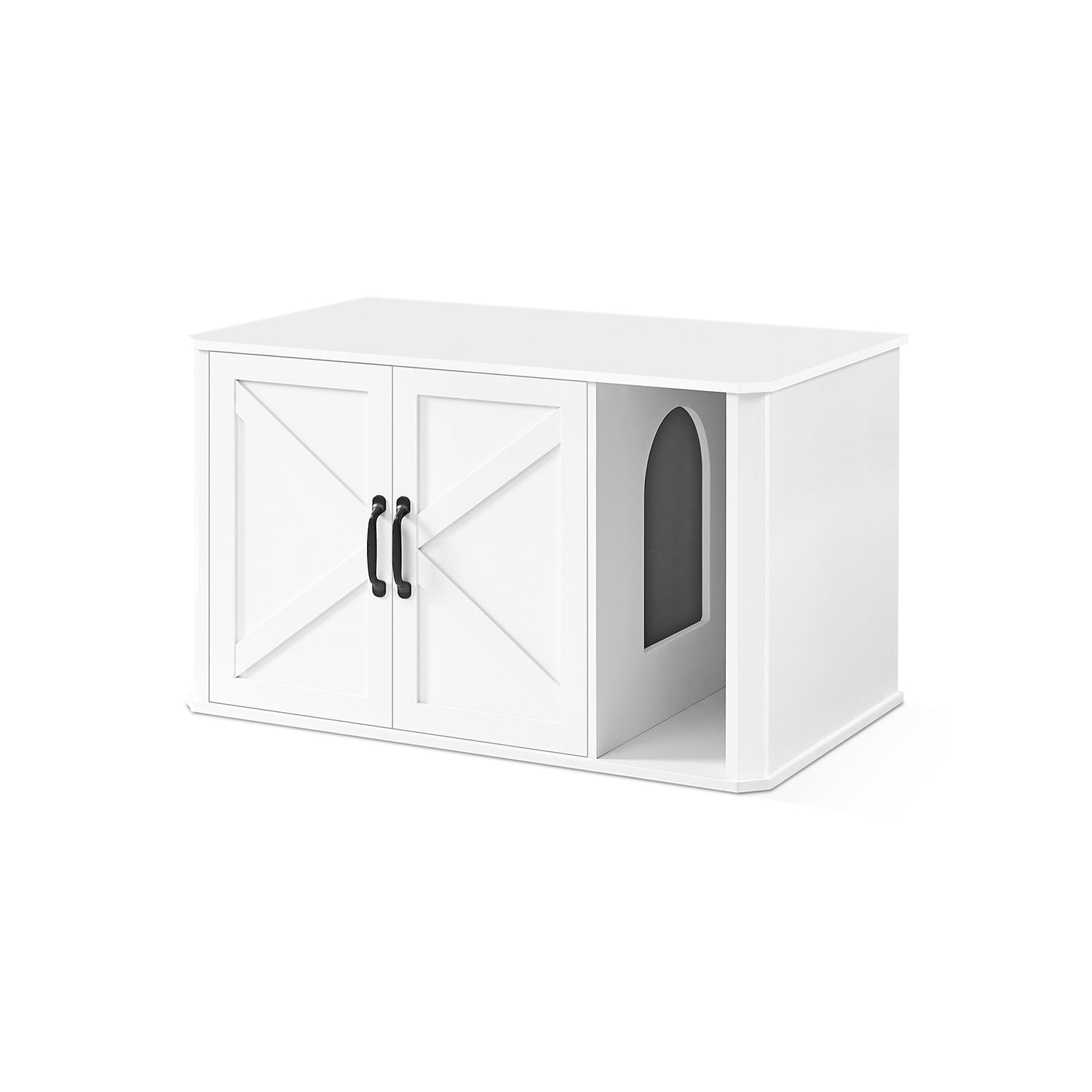 Cat house with double doors and handles Wolkwit