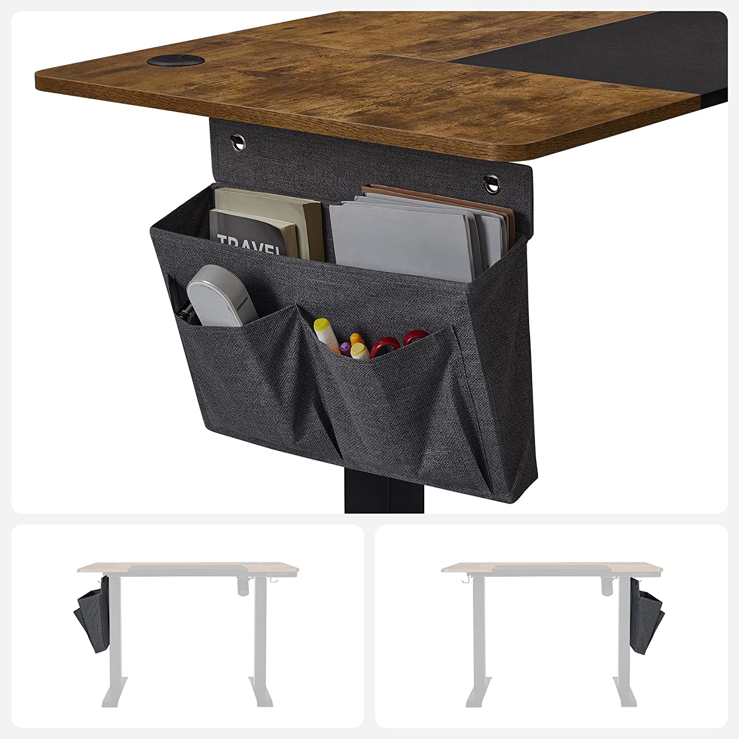 Sit stand desk - computer table - height adjustable